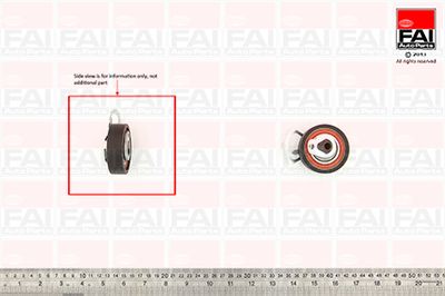 Spriegotājrullītis, Gāzu sadales mehānisma piedziņas siksna FAI AutoParts T9509