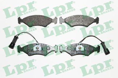 Комплект тормозных колодок, дисковый тормоз LPR 05P242
