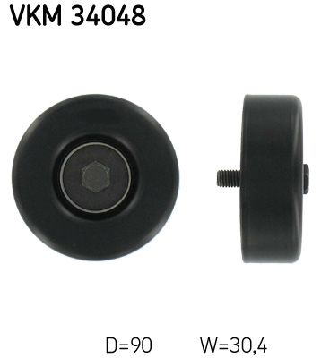 Parazīt-/Vadrullītis, Ķīļrievu siksna SKF VKM 34048