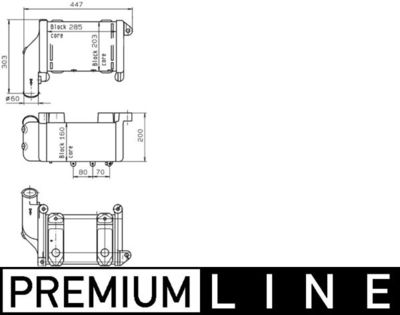 Масляный радиатор, ретардер MAHLE CLC 141 000P