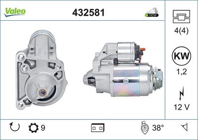 Starteris VALEO 432581