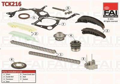 Комплект цели привода распредвала FAI AUTOPARTS TCK216