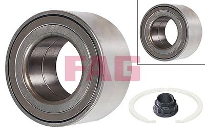 Riteņa rumbas gultņa komplekts Schaeffler FAG 713 6187 90