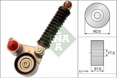 Siksnas spriegotājs, Ķīļsiksna Schaeffler INA 533 0107 10