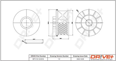 Топливный фильтр Dr!ve+ DP1110.13.0318