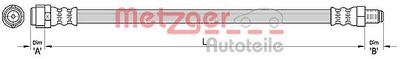 Тормозной шланг METZGER 4110317
