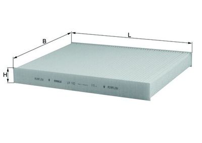 Фильтр, воздух во внутренном пространстве MAHLE LA 182
