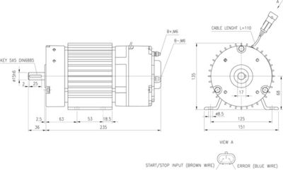 Elektromotors MAHLE MM 16