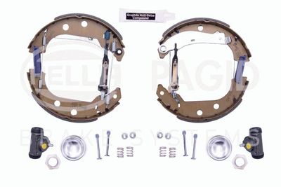Bremžu loku komplekts HELLA PAGID 8DB 355 004-541