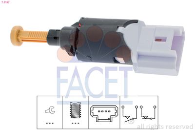 Bremžu signāla slēdzis FACET 7.1197