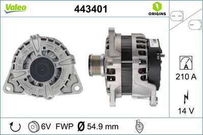 Ģenerators VALEO 443401