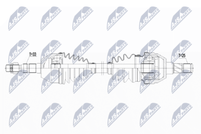 Piedziņas vārpsta NTY NPW-PL-053
