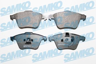 Комплект тормозных колодок, дисковый тормоз SAMKO 5SP1277