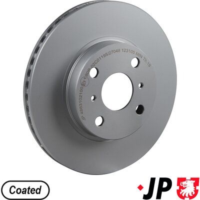 Тормозной диск JP GROUP 4863102100
