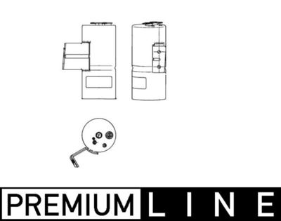 Sausinātājs, Kondicionieris MAHLE AD 225 000P