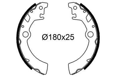 Комплект тормозных колодок VALEO 564335
