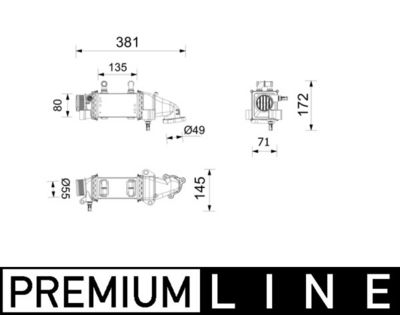 Starpdzesētājs MAHLE CI 739 000P