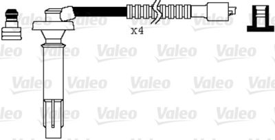 Augstsprieguma vadu komplekts VALEO 346082