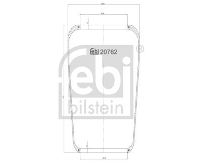 Pneimoatsperes spilvens, Pneimopiekare FEBI BILSTEIN 20762