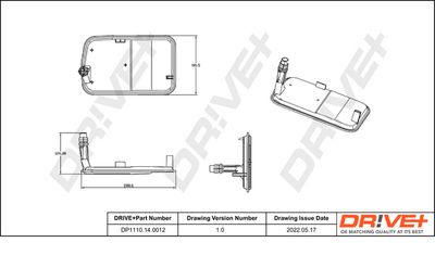 Hidrofiltru komplekts, Automātiskā pārnesumkārba Dr!ve+ DP1110.14.0012