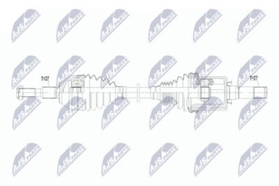 półoś napędowa NTY NPW-FR-213