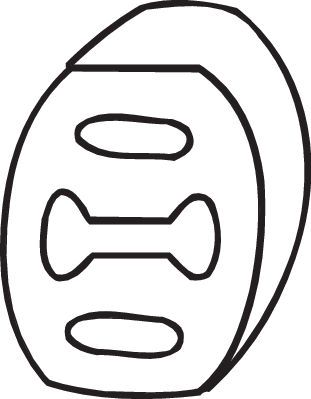 Резиновые полоски, система выпуска BOSAL 255-854