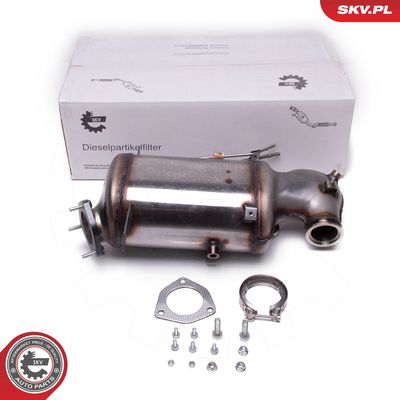 Nosēdumu-/Daļiņu filtrs, Izplūdes gāzu sistēma ESEN SKV 62SKV522