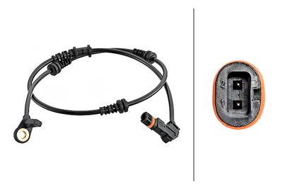 Датчик, частота вращения колеса HELLA 6PU 230 048-261