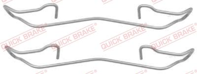 Комплектующие, колодки дискового тормоза QUICK BRAKE 109-1187