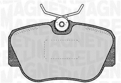 Bremžu uzliku kompl., Disku bremzes MAGNETI MARELLI 363916060305