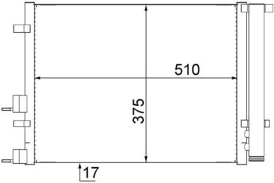 Kondensators, Gaisa kond. sistēma MAHLE AC 731 000S