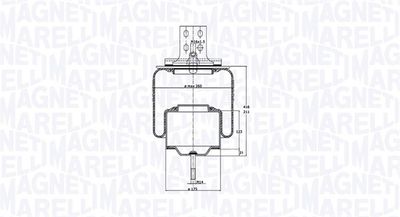Pneimoatsperes spilvens, Pneimopiekare MAGNETI MARELLI 030607020157