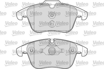 Комплект тормозных колодок, дисковый тормоз VALEO 601653