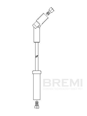 Augstsprieguma vads BREMI 686/75
