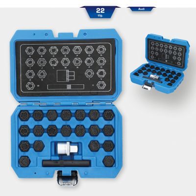 Speciālo atslēgu komplekts, Disku drošības skrūves KS TOOLS BT691360
