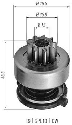 Zobrats, Starteris MAGNETI MARELLI 940113020254