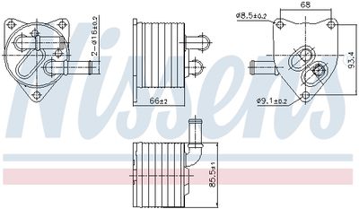 Eļļas radiators, Automātiskā pārnesumkārba NISSENS 91512