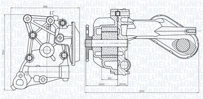 Eļļas sūknis MAGNETI MARELLI 351516000125