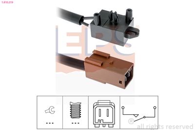 Выключатель, привод сцепления (Tempomat) EPS 1.810.219