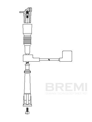 Провод зажигания BREMI 125/90