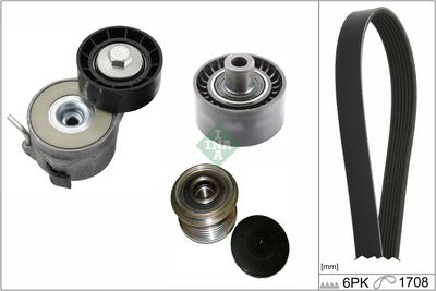 Ķīļrievu siksnu komplekts Schaeffler INA 529 0046 22