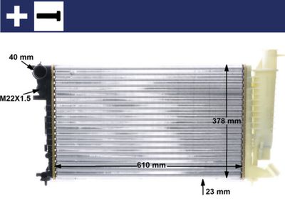 Radiators, Motora dzesēšanas sistēma MAHLE CR 487 000S