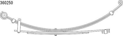 Многолистовая рессора CS GERMANY 10.360.250.00