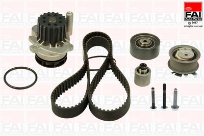 Ūdenssūknis + Zobsiksnas komplekts FAI AutoParts TBK455-6577