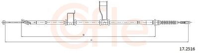 Тросик, cтояночный тормоз COFLE 17.2516