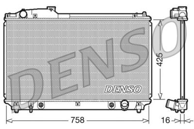 Radiators, Motora dzesēšanas sistēma DENSO DRM51003