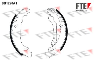 Комплект тормозных колодок FTE 9100067