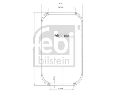 Pneimoatsperes spilvens, Pneimopiekare FEBI BILSTEIN 39150
