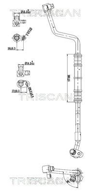 Augst-/Zemspiediena cauruļvads, Gaisa kond. sist. TRISCAN 901011005