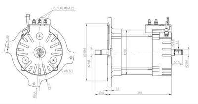Elektromotors MAHLE MM 431